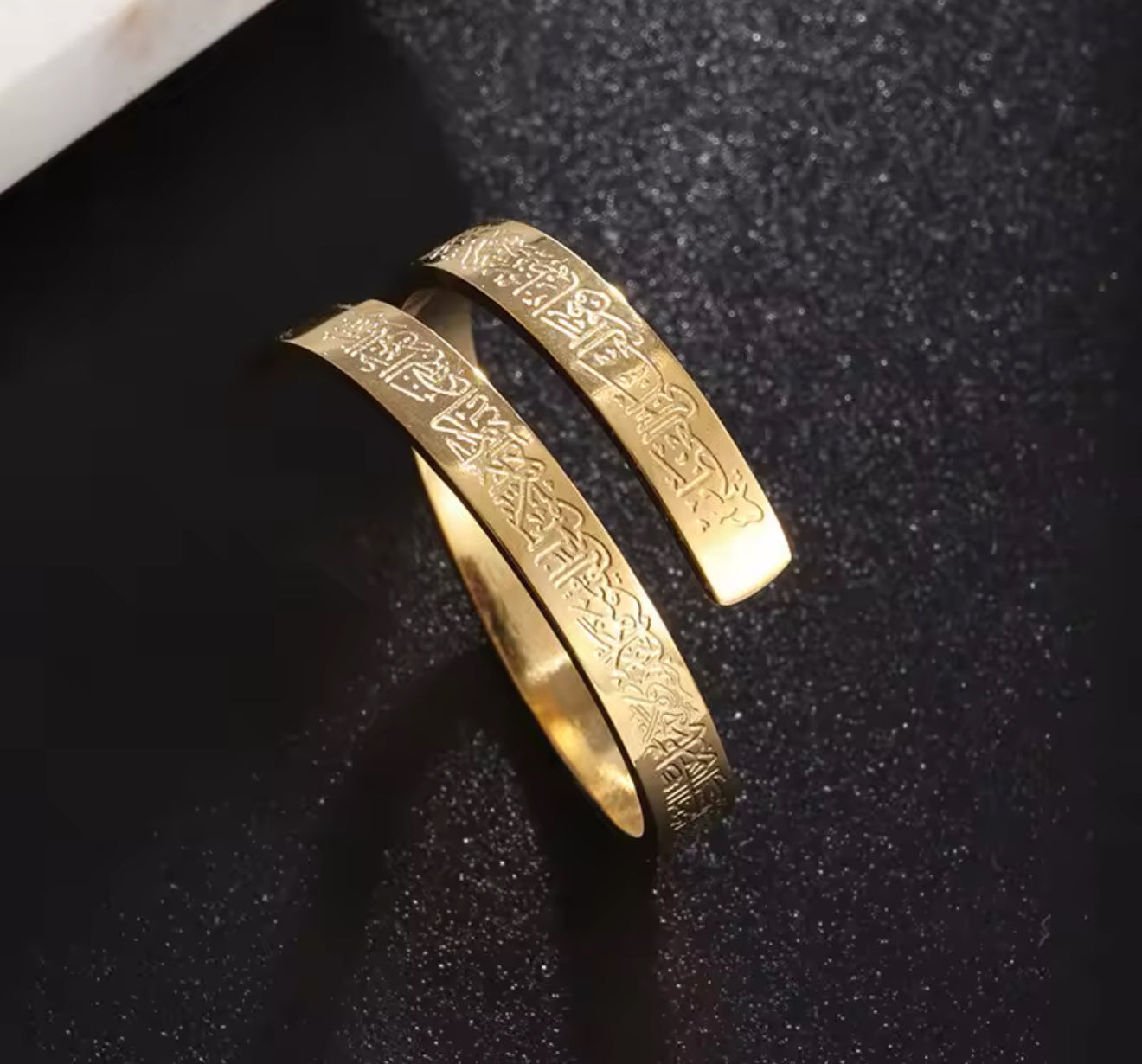 ShahadaRing™ – Eleganter Islamischer Edelstahlring