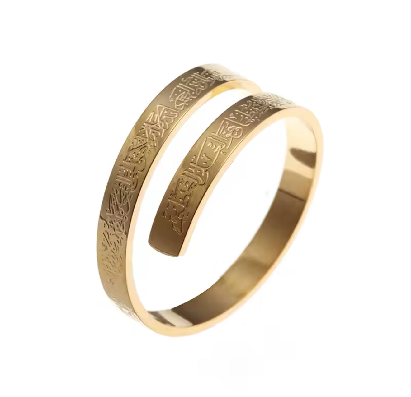 ShahadaRing™ – Eleganter Islamischer Edelstahlring