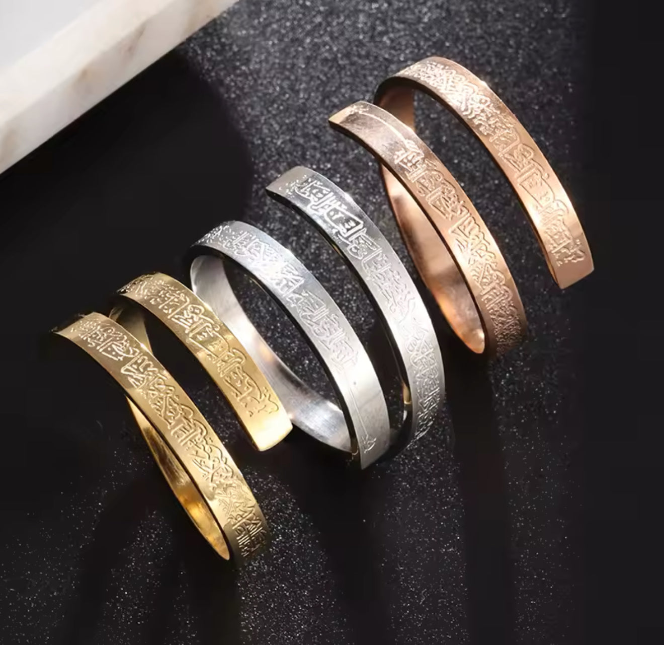 ShahadaRing™ – Eleganter Islamischer Edelstahlring